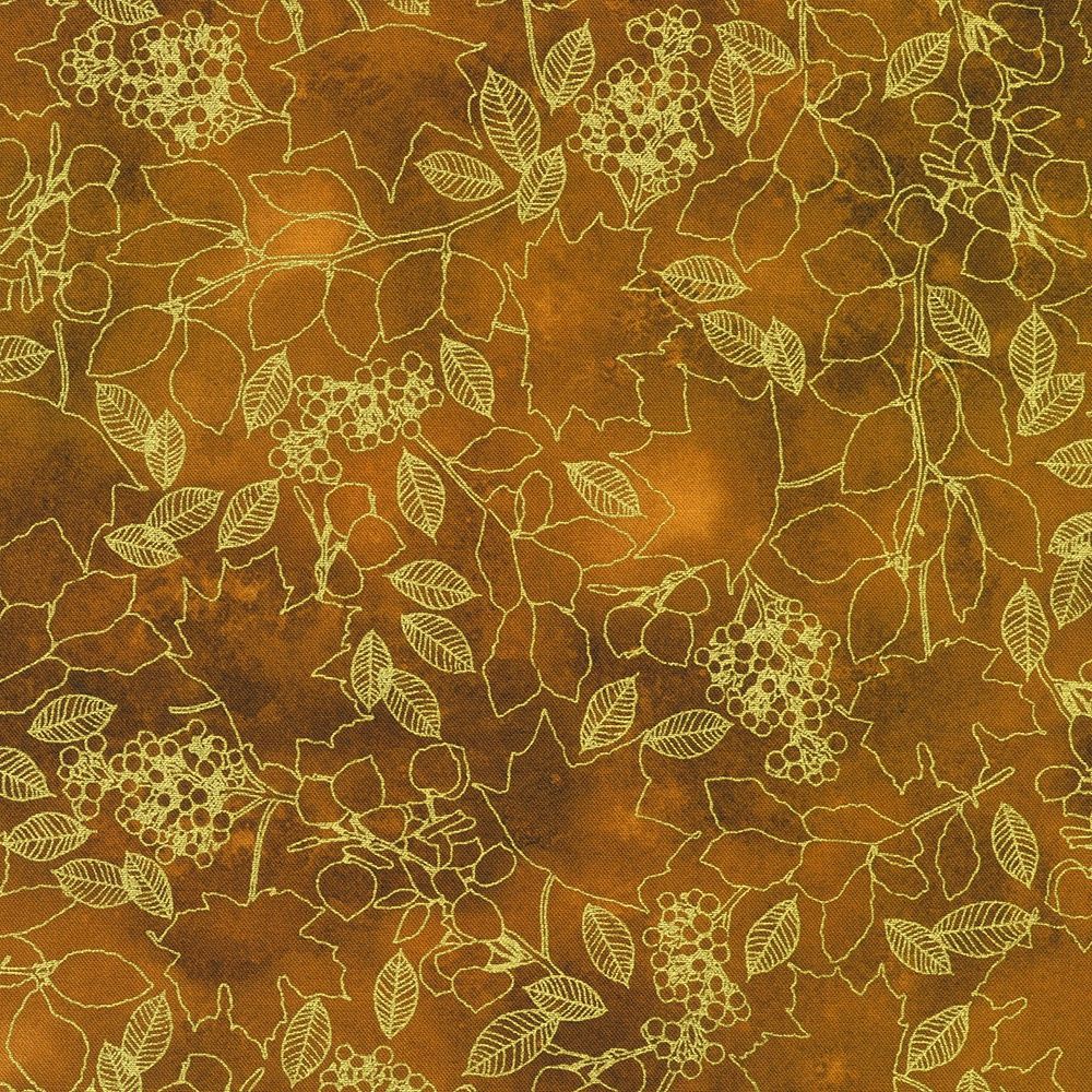 Robert Kaufman Fabrics Warm Welcome AWHDM-22967-179 Rust
