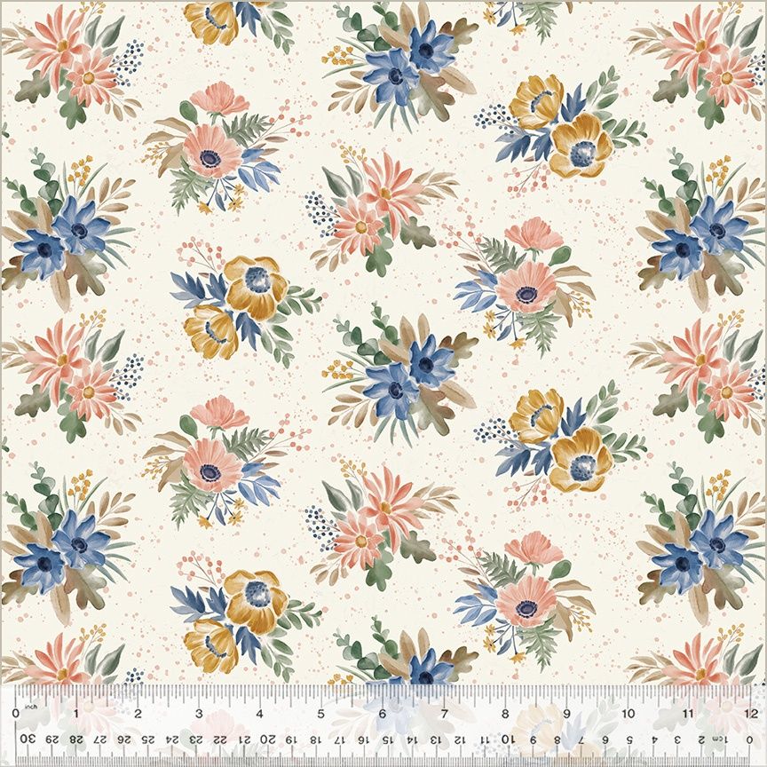 Windham Fabrics Flower Shop 54175-1 Ivory