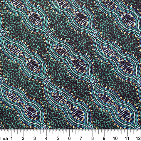 M&amp;S Textiles Australia Bush Spinifex BUSG Green