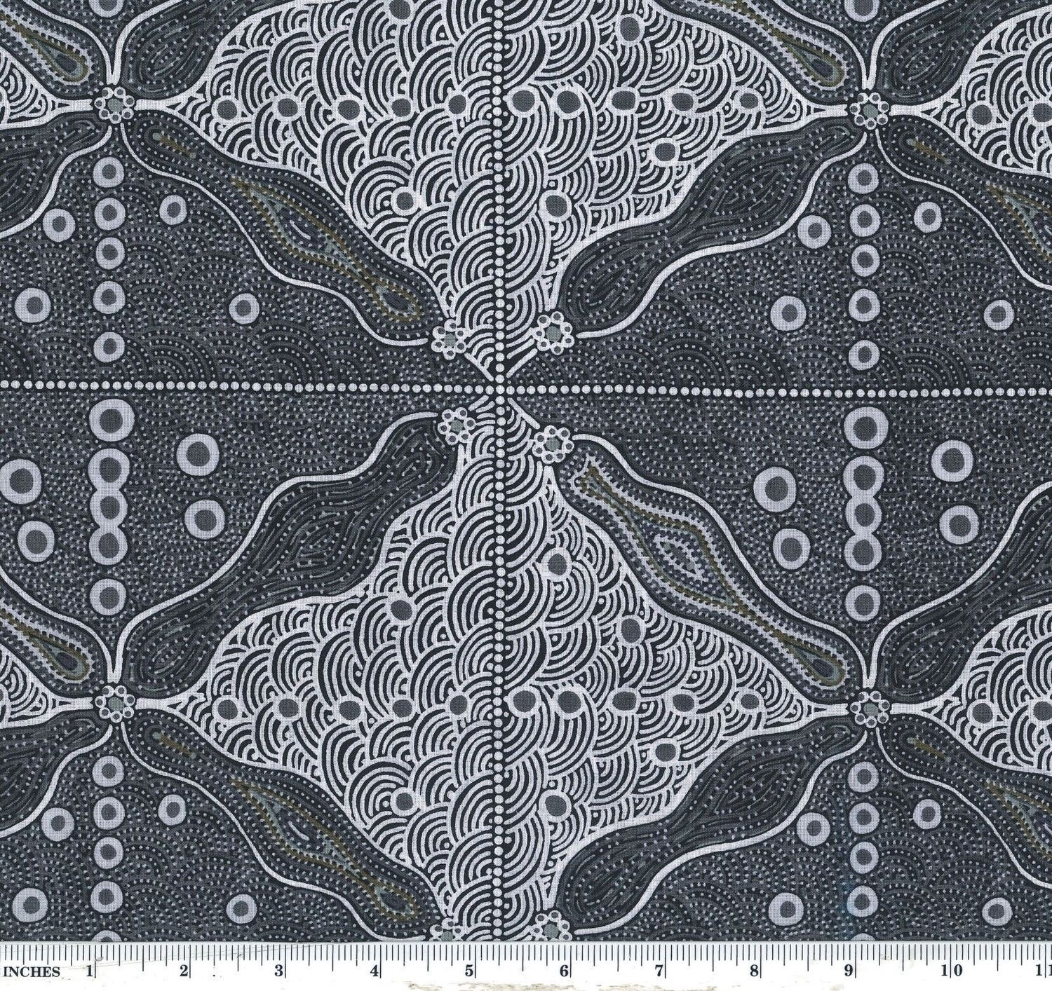 M&amp;S Textiles Australia Bush Sweet Potato Black BSPB