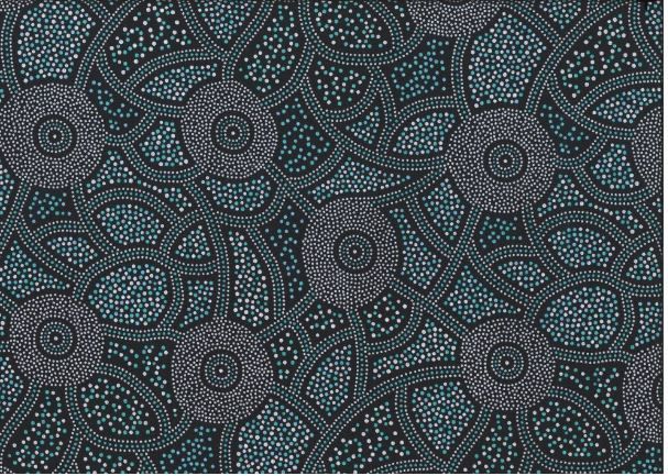 M&amp;S Textiles Australia Kangaroo Dreaming KDE Emerald