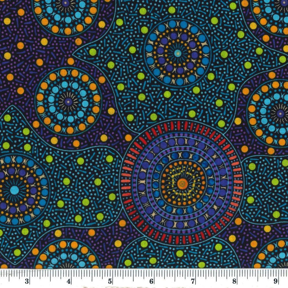 M&amp;S Textiles Australia Waterhole &amp; Riverbed WRBP Purple