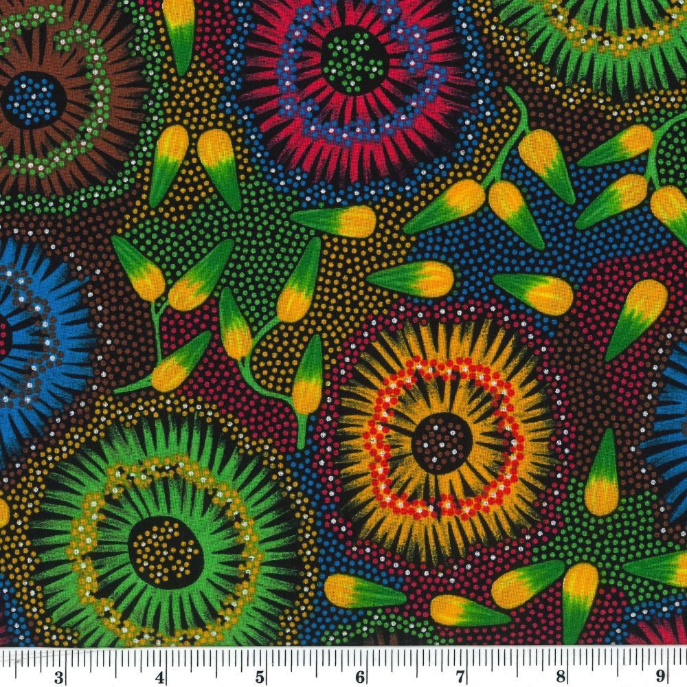 M&amp;S Textiles Australia Wild Bush Banana WBBM Multi