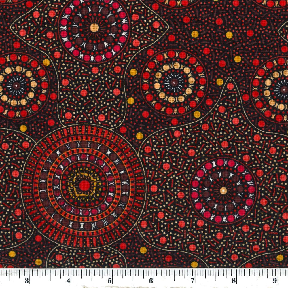M&amp;S Textiles Australia Waterhole &amp; Riverbed WRBFO Flame Orange