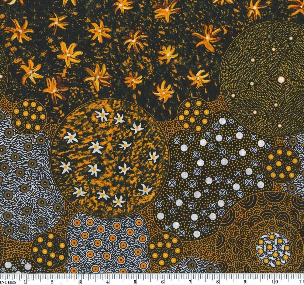 M&amp;S Textiles Australia Wild Bush Tomato WBTBG Gold