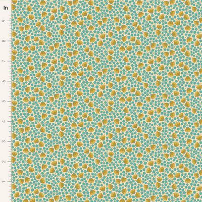 Tilda Fabrics Bellflower TIL110126-V15 Teal