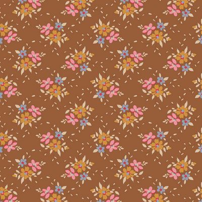 Tilda Fabrics Creating Memories Frida Brown TIL130143