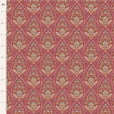 Tilda Fabrics Sanctuary Adina 100561 Maroon