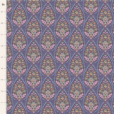 Tilda Fabrics Sanctuary Adina 100571 Eggplant