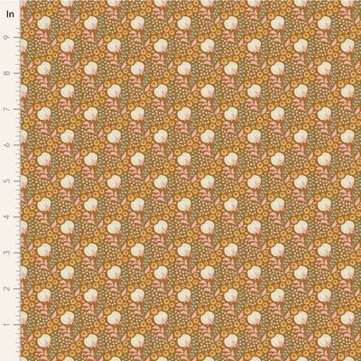 Tilda Fabrics Sanctuary Cottonfield 100569 Ochre