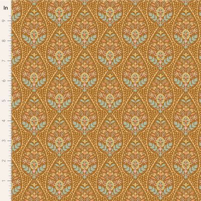 Tilda Fabrics Sanctuary Adina 100566 Ochre