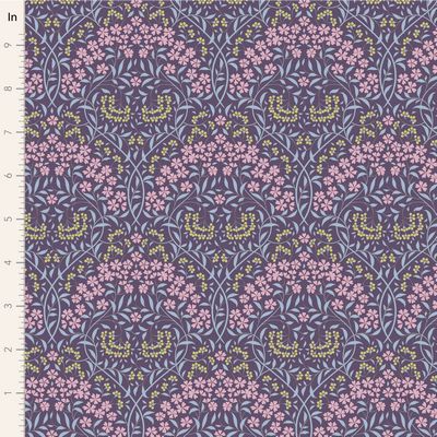 Tilda Fabrics Sanctuary Larissa 100575 Eggplant