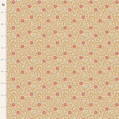 Tilda Fabrics Sanctuary Daisydream 100568 Tan