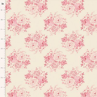 Tilda Fabrics Sunday Brunch TIL100594-V15 Pink