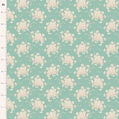 Tilda Fabrics Sunday Brunch TIL100581-V15 Teal