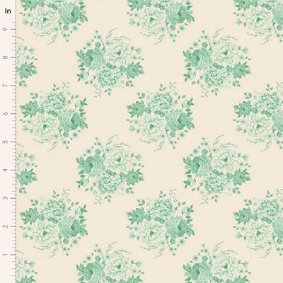 Tilda Fabrics Sunday Brunch TIL100584-V15 Teal
