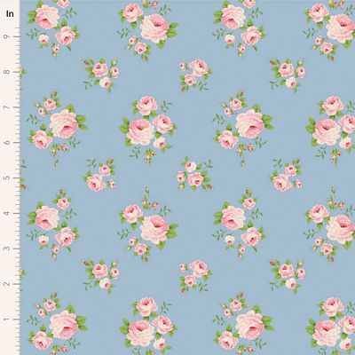 Tilda Fabrics Sunday Brunch TIL100599-V15 Sky