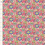 Tilda Fabrics Wallflower TIL100610 V15 Pink