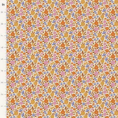 Tilda Fabrics Wallflower TIL100616 V15 Caramel