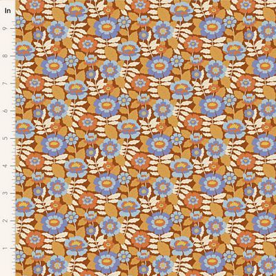 Tilda Fabrics Wallflower TIL100612 V15 Caramel