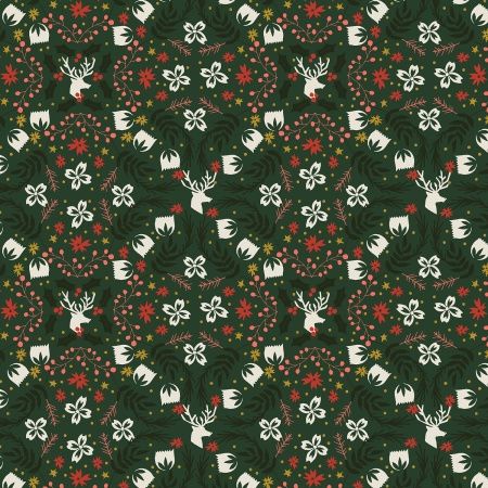Cotton+Steel Tinsel on the Trail AC602-FE1M Festive Metallic