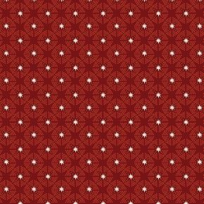 Cotton+Steel Tinsel on the Trail AC604-CR2M Cranberry Metallic