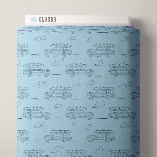 Cloud9 Fabrics Camp Canine 228119 Blue