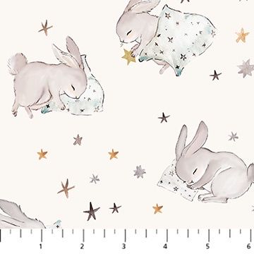 FIGO Fabrics Cotton-Tale 90948-11 Cream