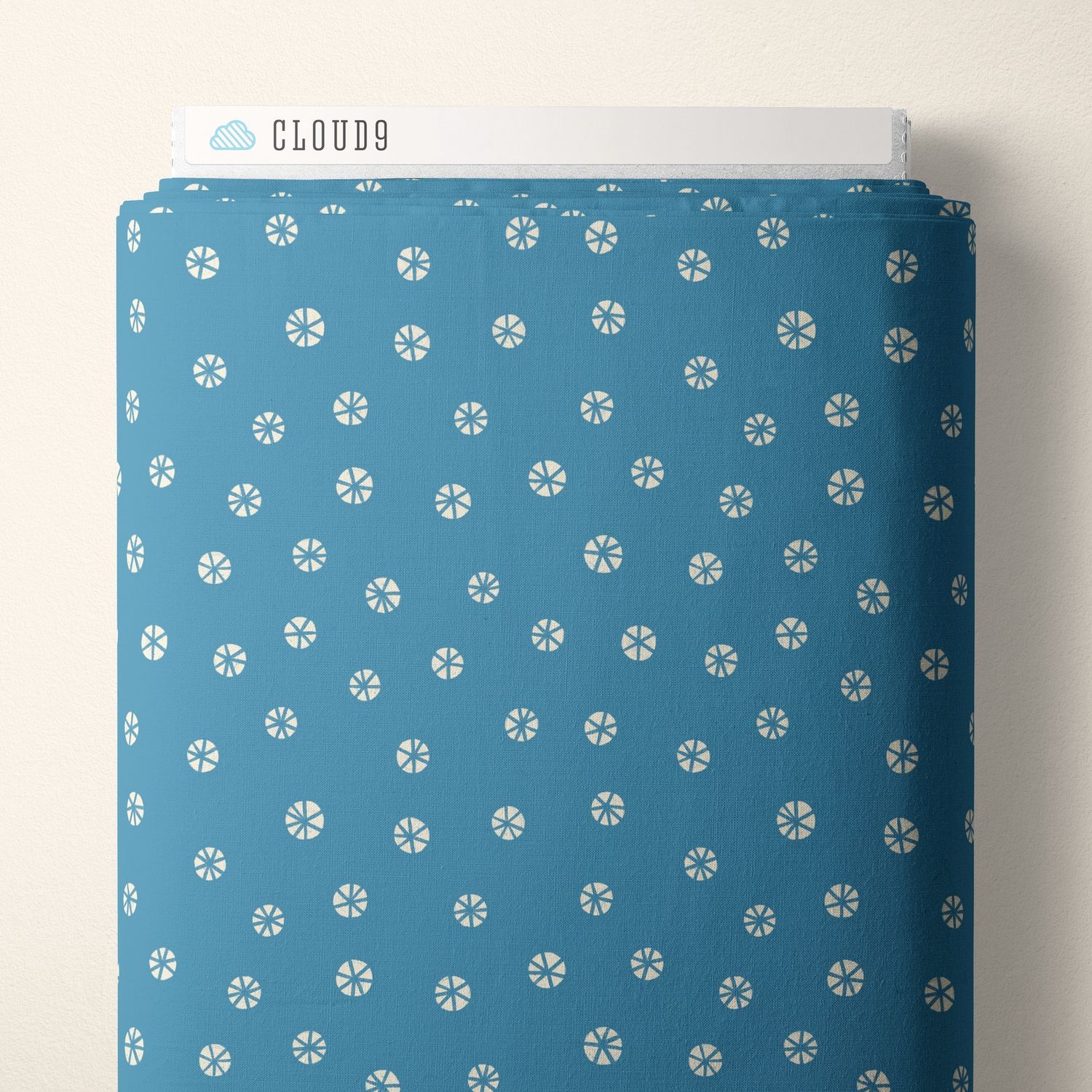 Cloud9 Fabrics Snow Friends 228132 Blue