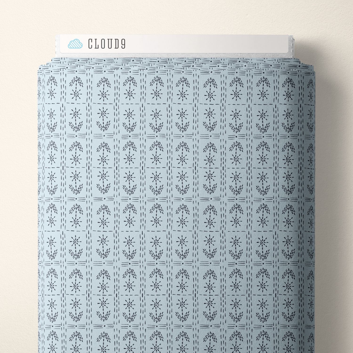 Cloud9 Fabrics Snow Friends 228129 Light Blue