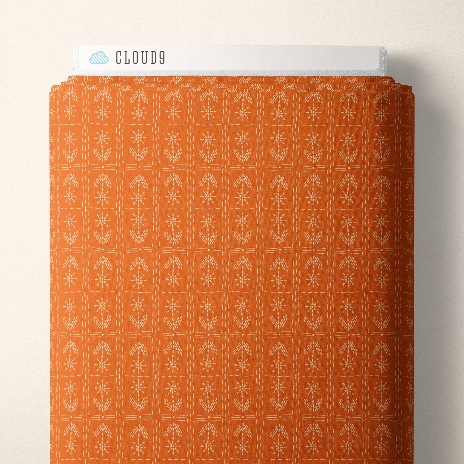 Cloud9 Fabrics Snow Friends 228131 Orange