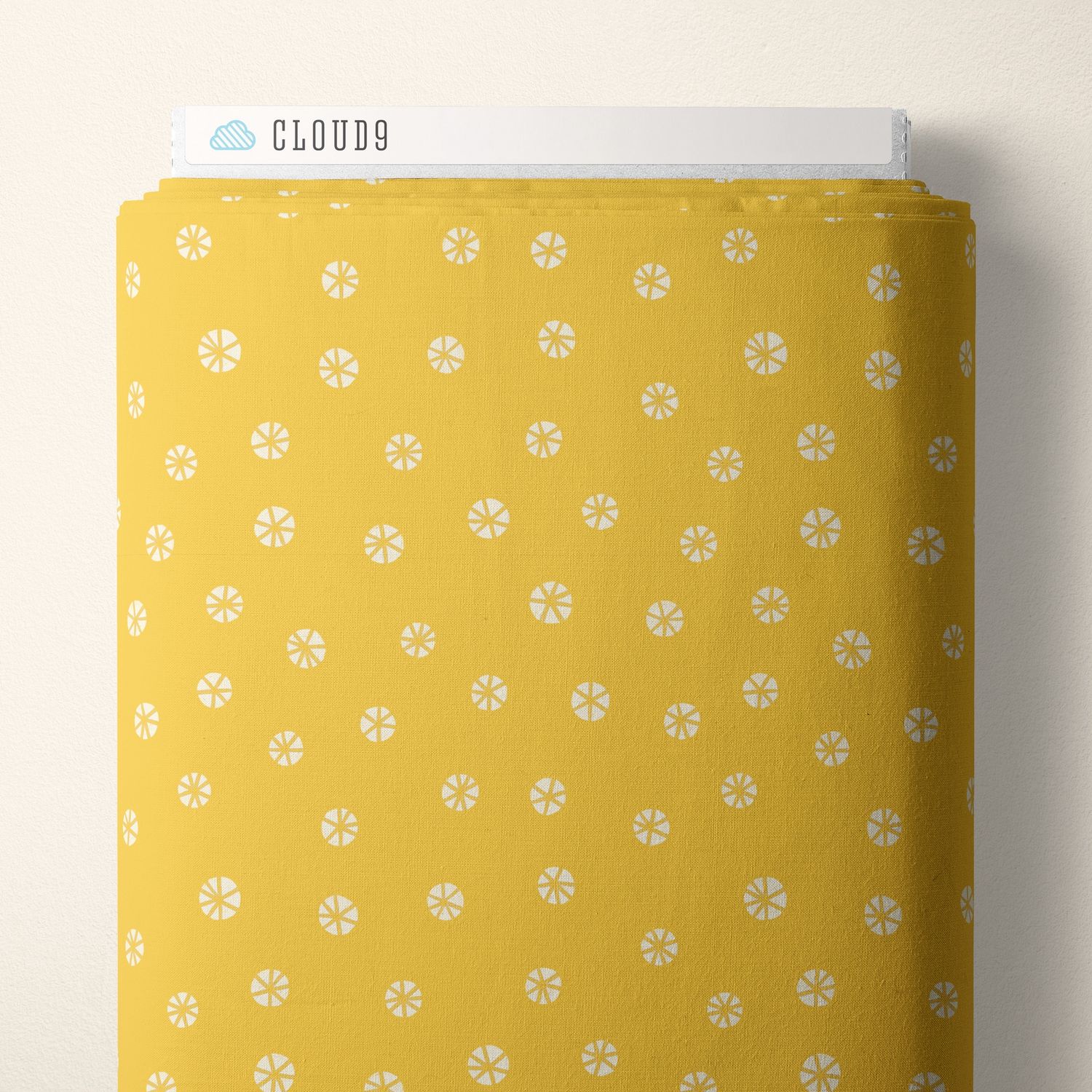 Cloud9 Fabrics Snow Friends 228133 Yellow