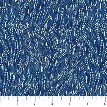 FIGO Fabrics Autumn Forage 90853 43 Blue
