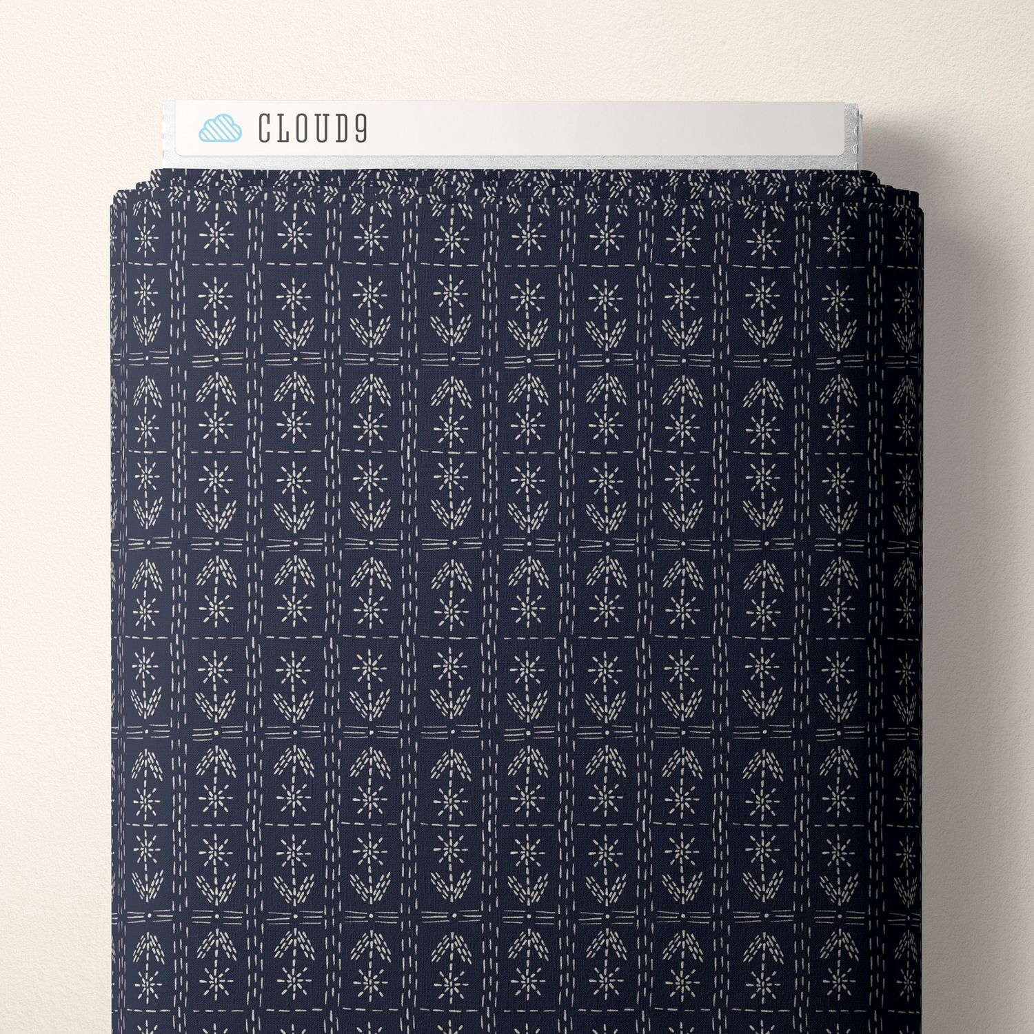 Cloud9 Fabrics Snow Friends 228130 Navy