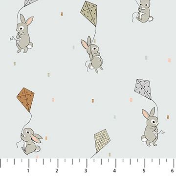 FIGO Fabrics Cotton-Tale 90954-90 Gray