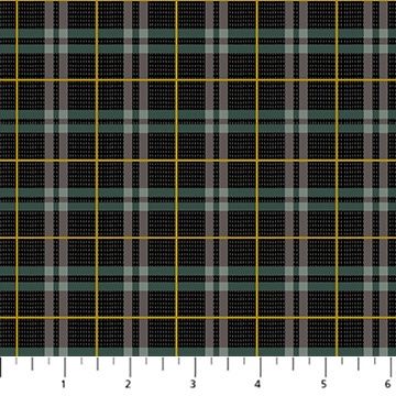 FIGO Fabrics Winter Dreams 90844M 99 Black