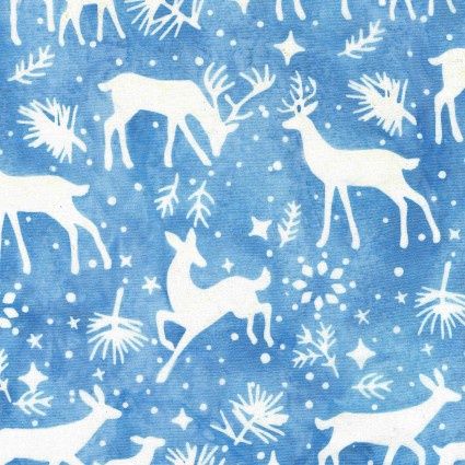 Island Batik Snowed In ISB122326515 Blue Chambray