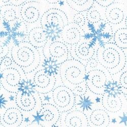 Island Batik Snowed In ISB122331500 Blue Heavenly