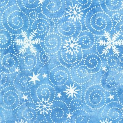 Island Batik Snowed In ISB122331515 Blue Chambray
