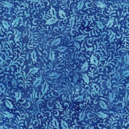 Island Batik Snowed In ISB122332580 Blue Ocean