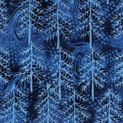Island Batik Snowed In ISB122333540 Blue Azure
