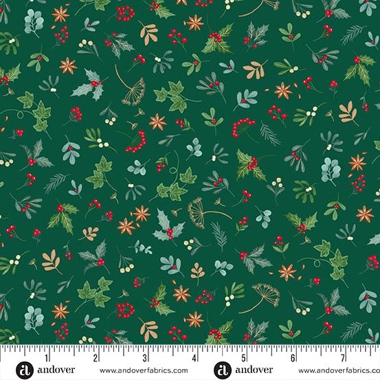 Makower UK Good Tidings MU-105-G Green