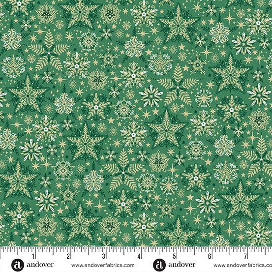 Makower UK Good Tidings MU-106-G Green