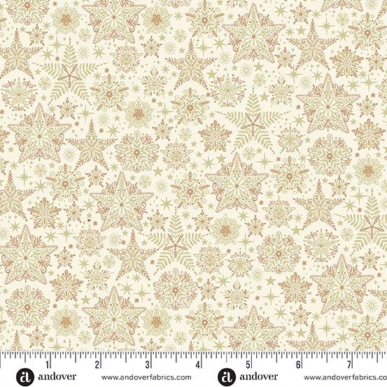 Makower UK Good Tidings MU-106-Q Cream