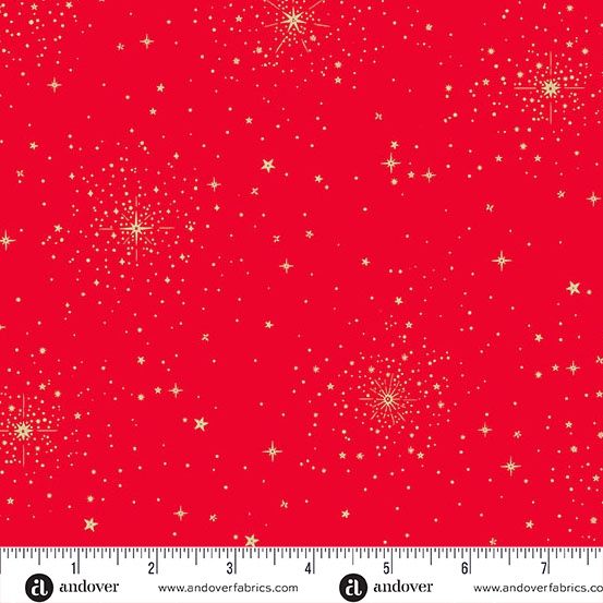 Makower UK Good Tidings MU-108-R Red