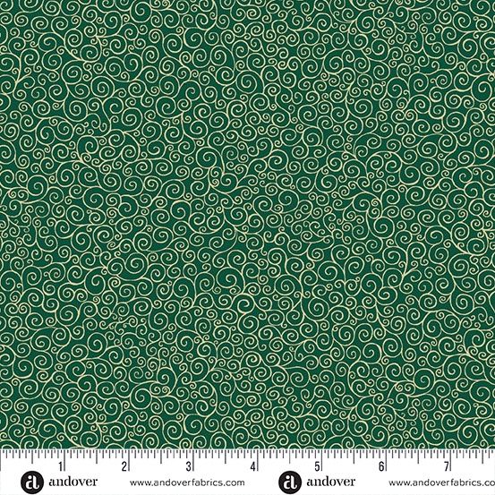 Makower UK Good Tidings MU-109-G Green