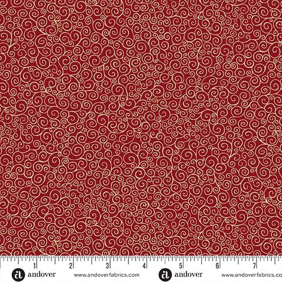 Makower UK Good Tidings MU-109-R Red