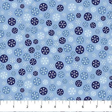 Northcott Bear Hugs Flannel F10489-42 Blue