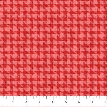 Northcott Fabrics Bear Hugs F10491-24 Red