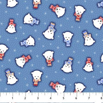 Northcott Bear Hugs Flannel F10490-45 Multi